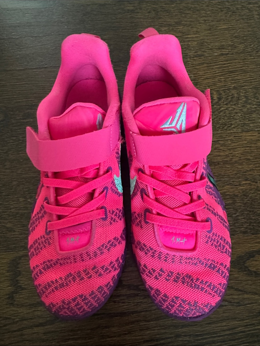 Nike Kids Ja Morant Hot Pink Patterned Basketball sneaker